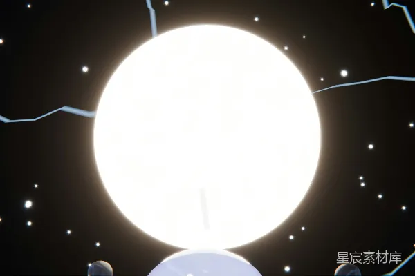 高清摄影 宇宙中的星体与光晕