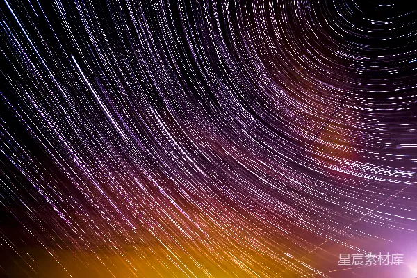 高清摄影 星轨长曝光