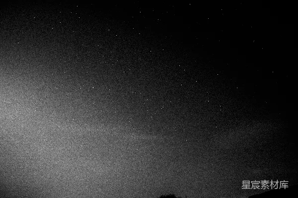 高清摄影 夜空下的繁星