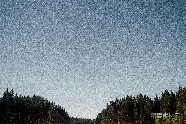 高清摄影 夜幕下的湖畔星辉