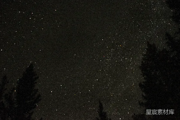 高清摄影 星空中闪烁的夜景