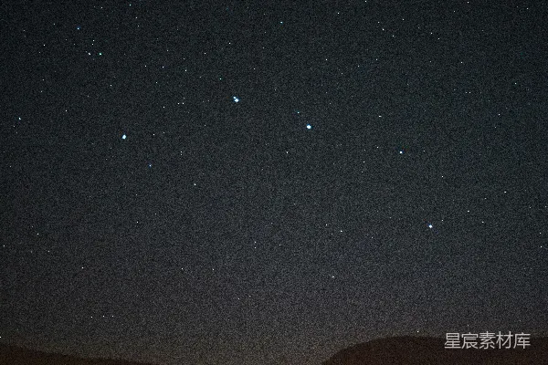 高清摄影 仰望星空下的城市