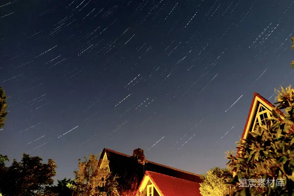 高清摄影 星空下的宁静夜晚