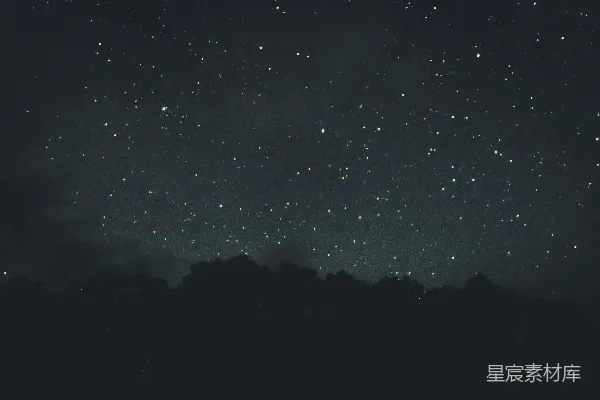 高清摄影 夜空下的繁星