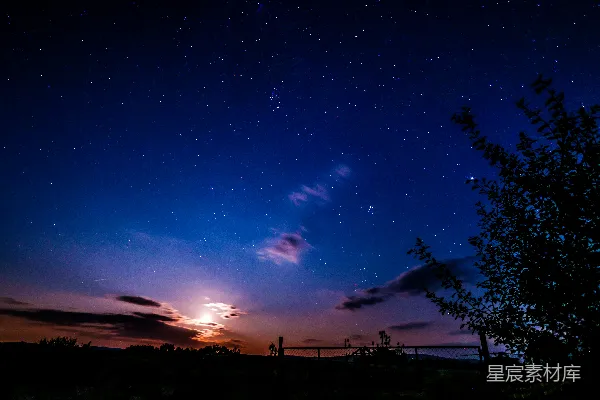 高清摄影 夜空下的宁静与美丽