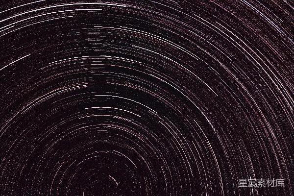 高清摄影 星轨的旋转之美