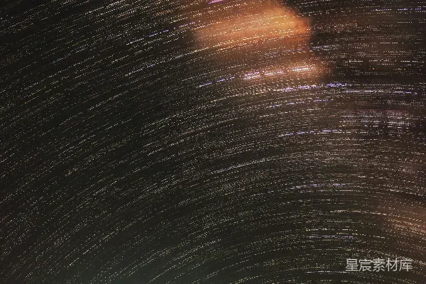 高清摄影 星空轨迹与夜景