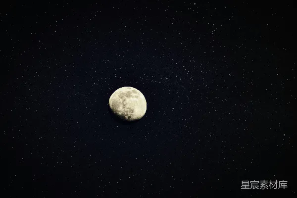 高清摄影 夜空中的明月