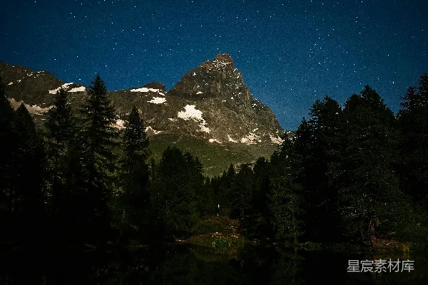 高清摄影 静谧的夜湖