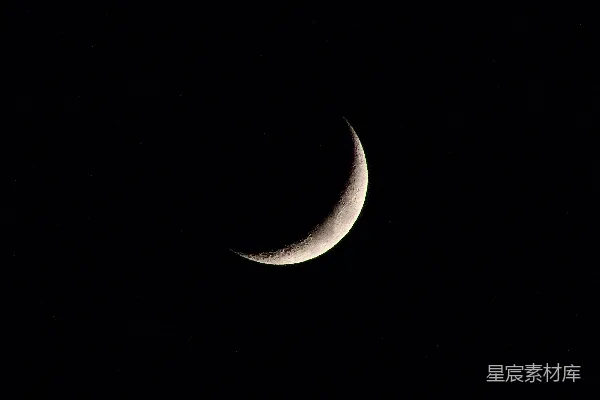 高清摄影 新月之夜