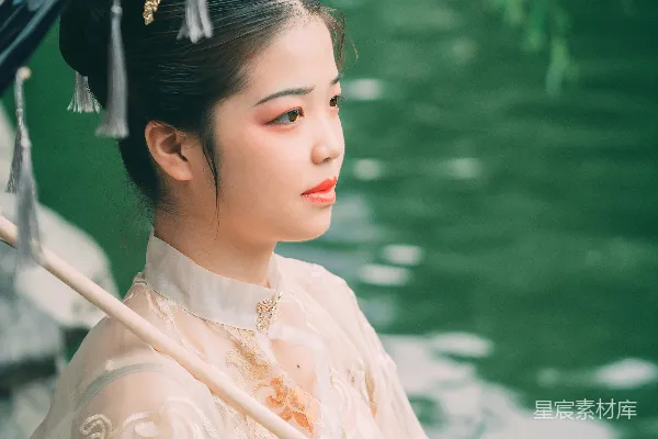 高清摄影 古典美人与江南水乡