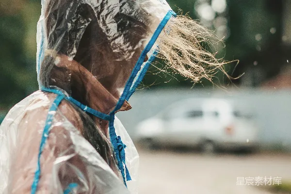 高清摄影 雨中漫步