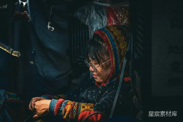 高清摄影 街头手工艺人