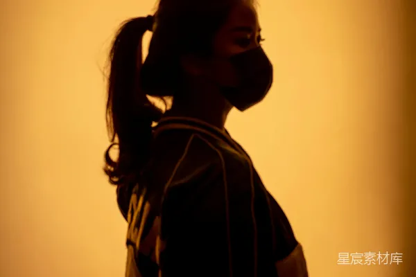高清摄影 剪影中的神秘女性