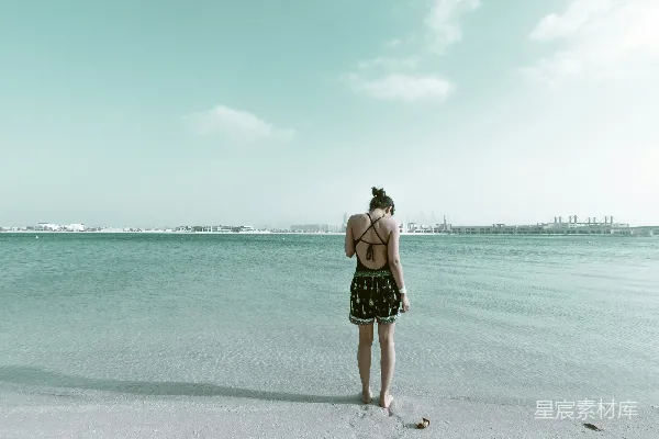 高清摄影 海边的宁静时光