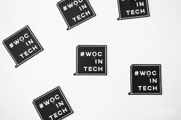高清摄影 WOC in Tech贴纸