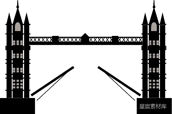 元素素材 现代风格建筑平面图