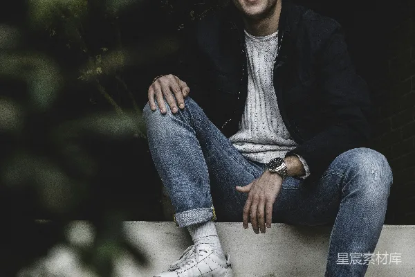 高清摄影 阳光男孩的户外写真
