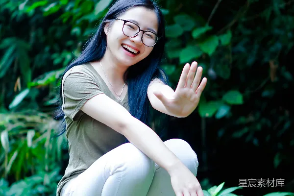高清摄影 自然中的微笑时光