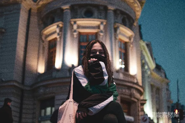 高清摄影 城市夜晚里的独特剪影
