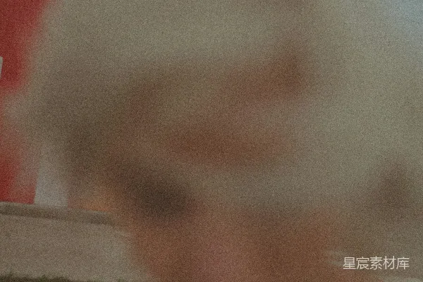 高清摄影 模糊中的红色与橙色渐变
