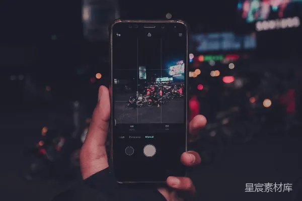 高清摄影 夜景中的手机摄影