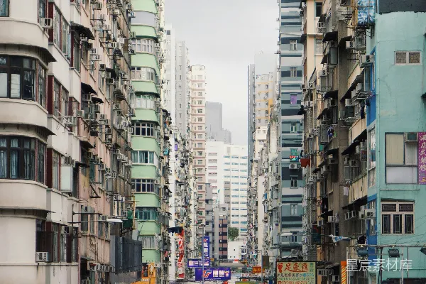高清摄影 香港街头繁忙景象