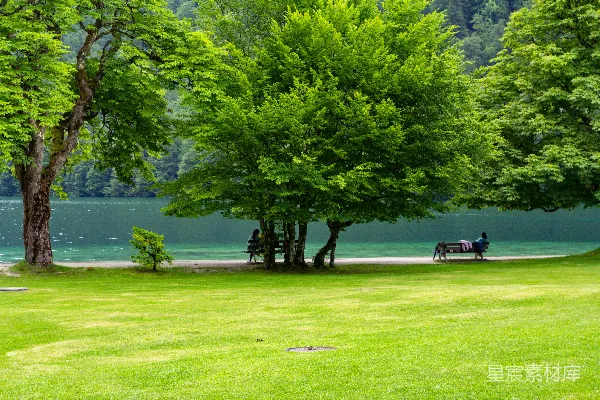 高清摄影 湖畔静谧时光