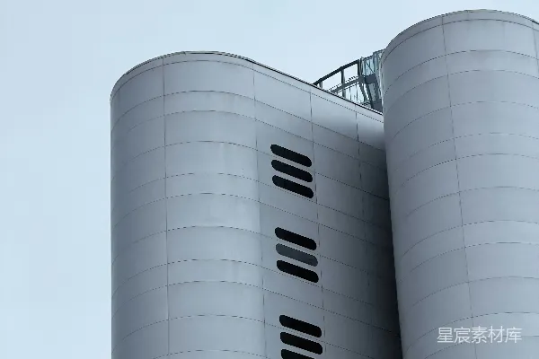 高清摄影 现代工业建筑的几何美感