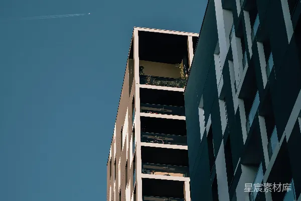 高清摄影 建筑与蓝天