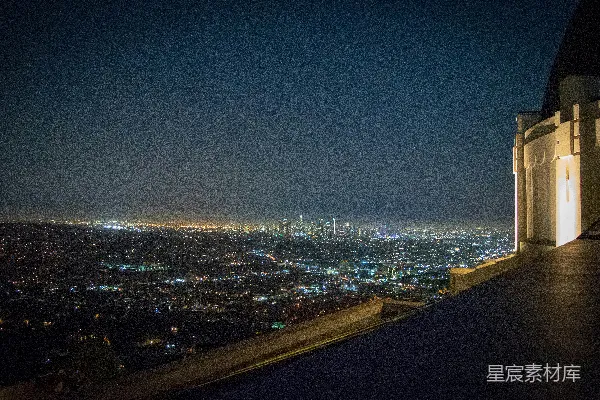 高清摄影 洛杉矶夜景俯瞰