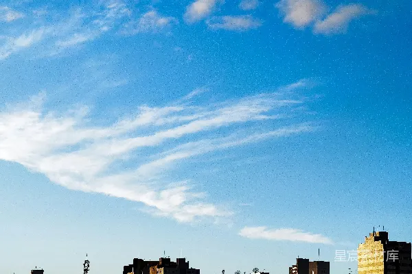 高清摄影 城市天空的宁静与光辉