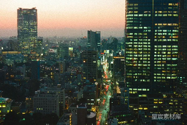 高清摄影 霓虹都市夜景