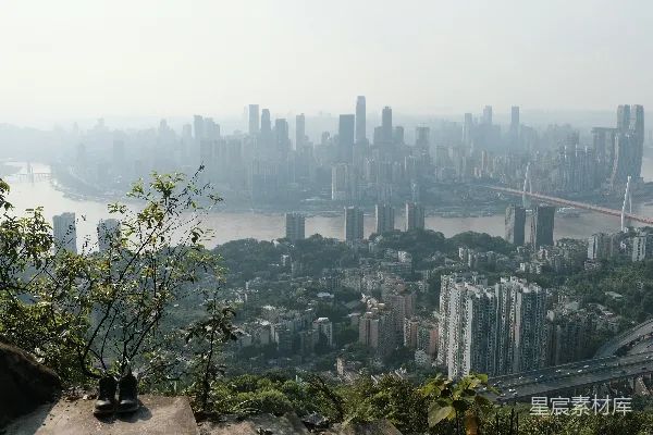 高清摄影 俯瞰重庆的自然与都市