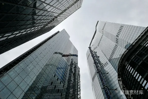 高清摄影 摩天大楼的倒影