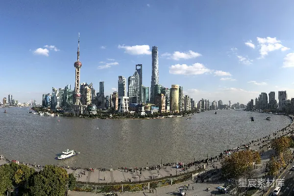 高清摄影 上海外滩全景