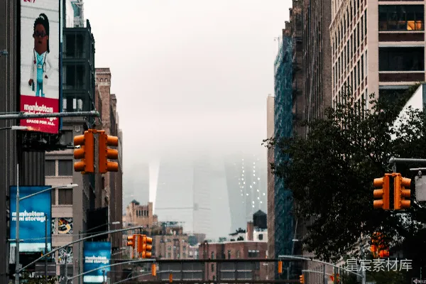 高清摄影 都市繁忙街景