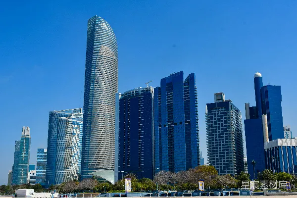 高清摄影 现代摩天大楼群