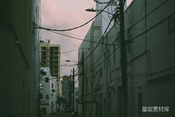 高清摄影 阴暗巷道