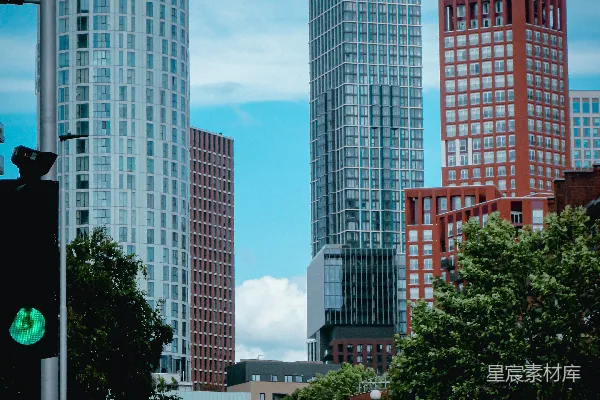 高清摄影 现代都市的摩天大楼