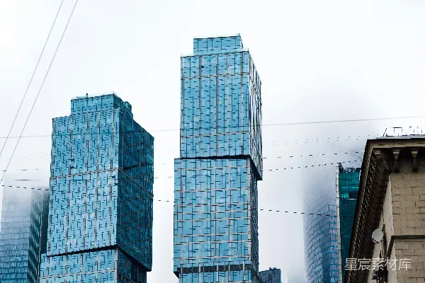 高清摄影 摩天大楼的现代都市景观