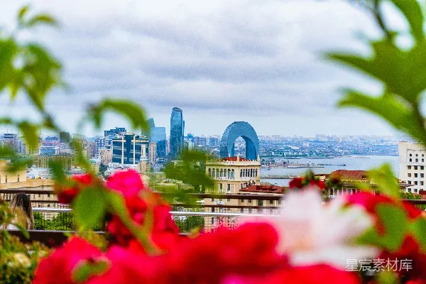 高清摄影 城市与自然的和谐美景