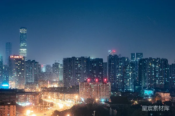 高清摄影 璀璨都市夜景