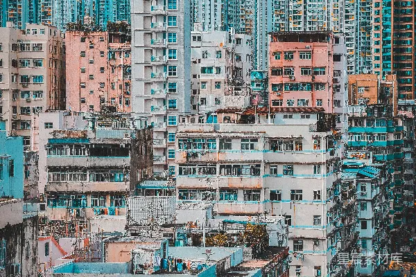 高清摄影 都市中的色彩斑斓