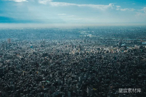 高清摄影 东京俯瞰全景
