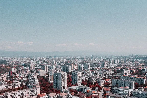 高清摄影 城市全景俯瞰