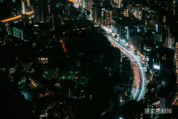 高清摄影 夜幕下的都市