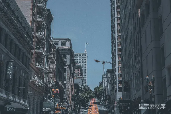 高清摄影 城市街道的视觉延伸