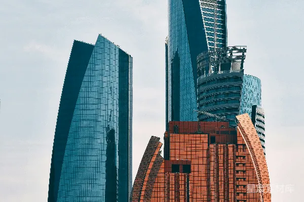高清摄影 现代都市的建筑群