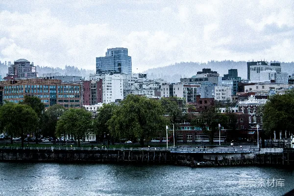 高清摄影 城市水岸风光
